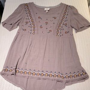 Bohemian Floral Short Sleeve